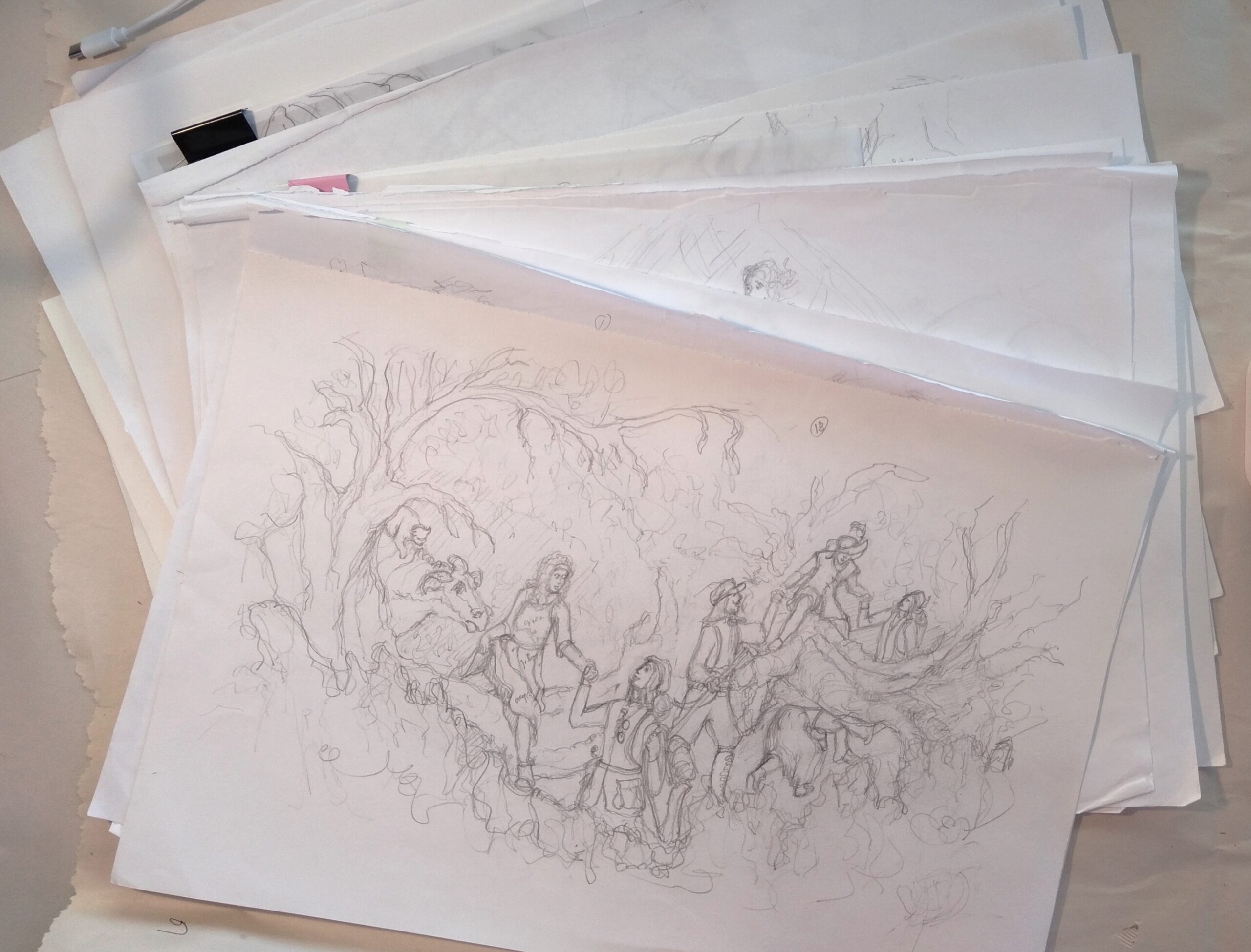 All 50 odd drawings.