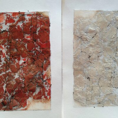 my first collagraph print