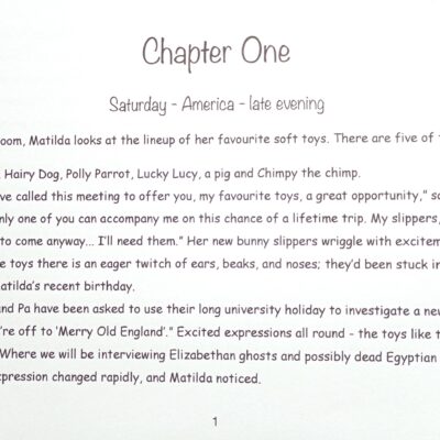 first chapter of new book